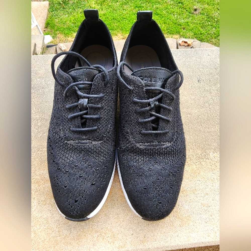 Cole Haan 2.ZeroGrand Stitchlite Wingtip Oxfords in Black